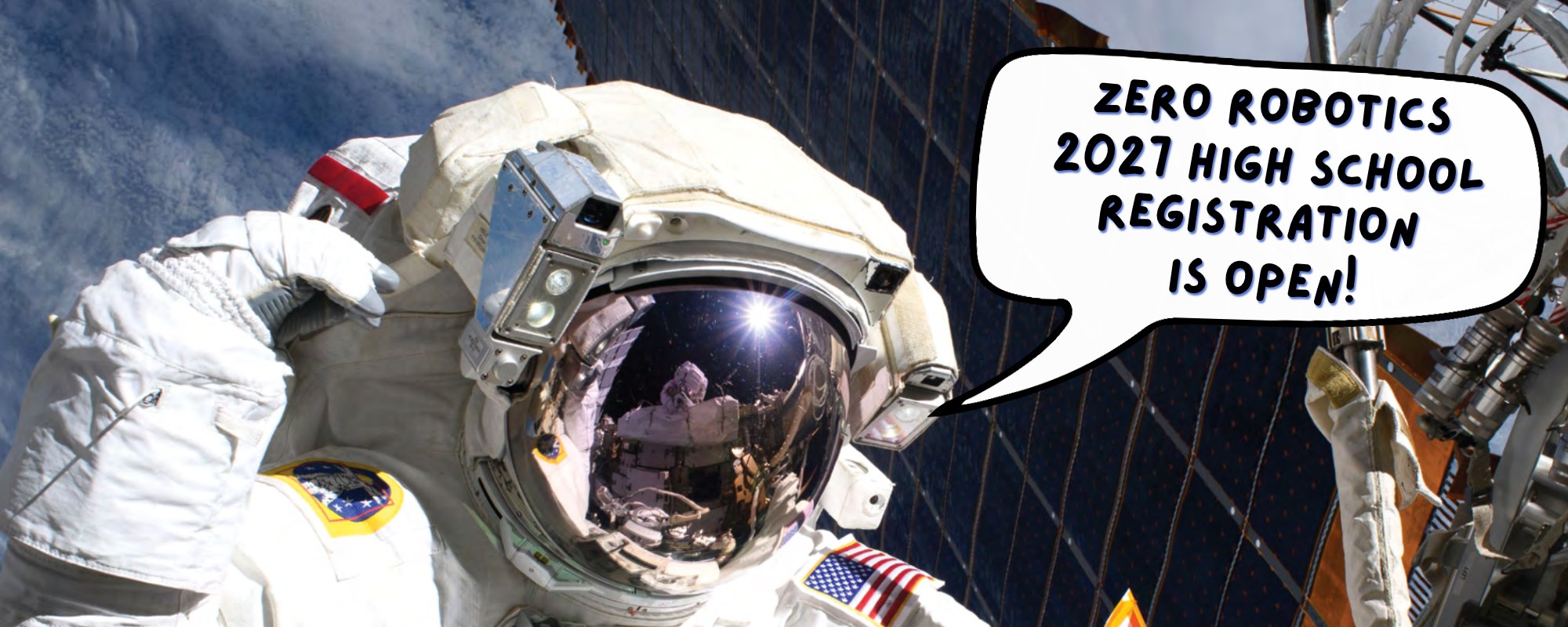 Zero Robotics 2027 High School registration is open